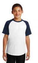 Sport-Tek Youth Short Sleeve Colorblock Raglan Jersey